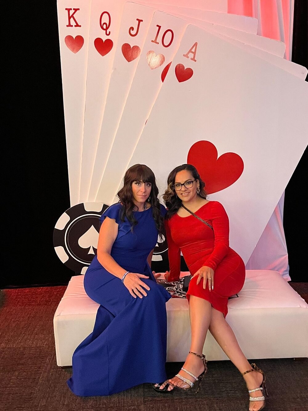 Courtney Kaplan and Veronica Apodaca at Children’s Heart Foundation ‘Cards for Kids’ fundraiser